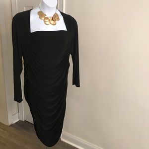 NWOT Beautiful Tahari black dress.